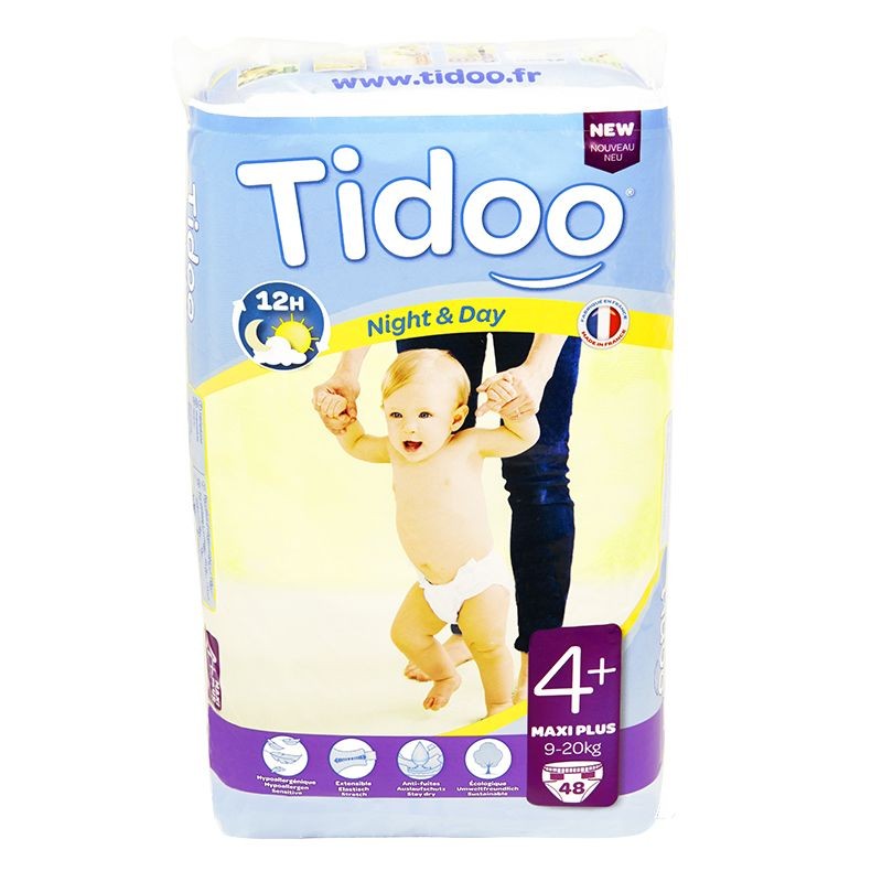 ▷ Couches Jetables Ecologiques Tidoo 9-20Kg - Parents Bio
