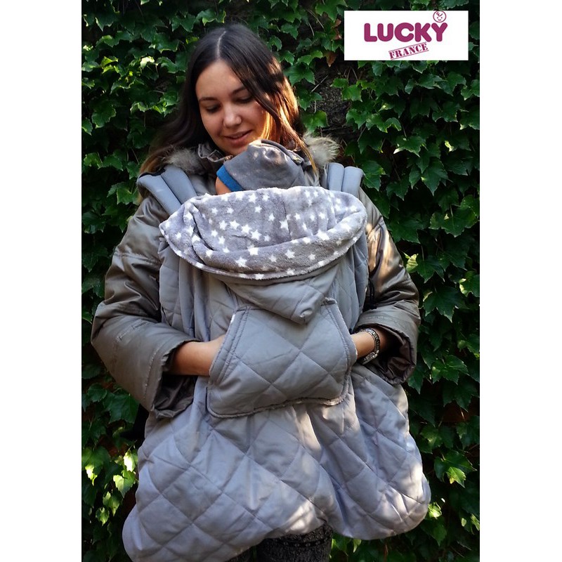 Couverture de portage 3 en 1 (V2) grise de Lucky - Lucky LCO000202