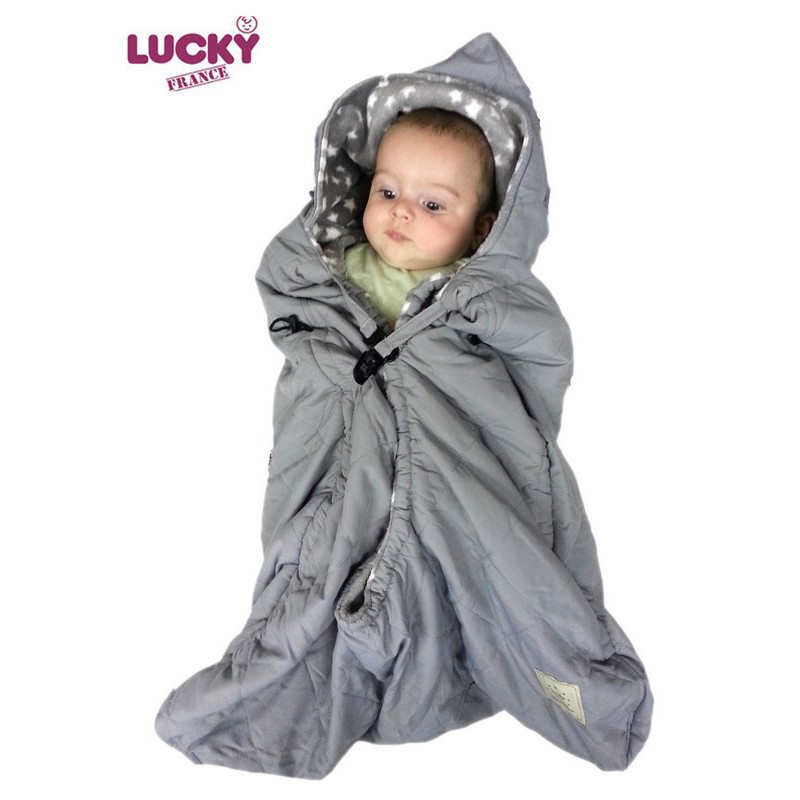 Couverture de portage 3 en 1 (V2) grise de Lucky - Lucky LCO000202