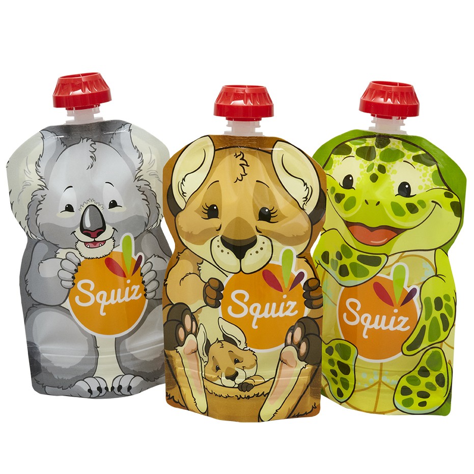 Pack De 3 Gourdes Reutilisables Australia Pour Compote Squiz Parents Bio Pack De 3 Gourdes Reutilisables Australia Pour Compote Squiz Parents Bio